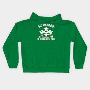 Big Mermaid Is Watching You Kids Hoodie